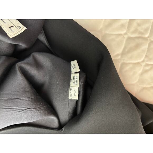 Vintage Black Dress James Purcell Silk Cocktail Event Size 8 - Picture 5 of 11